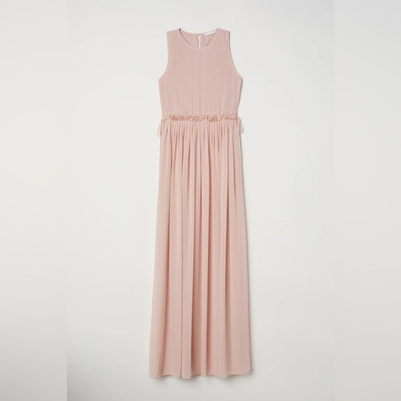 H&M Chic Sleeveless Blush Max Women's Dress Size 4 - Picture 2 of 9